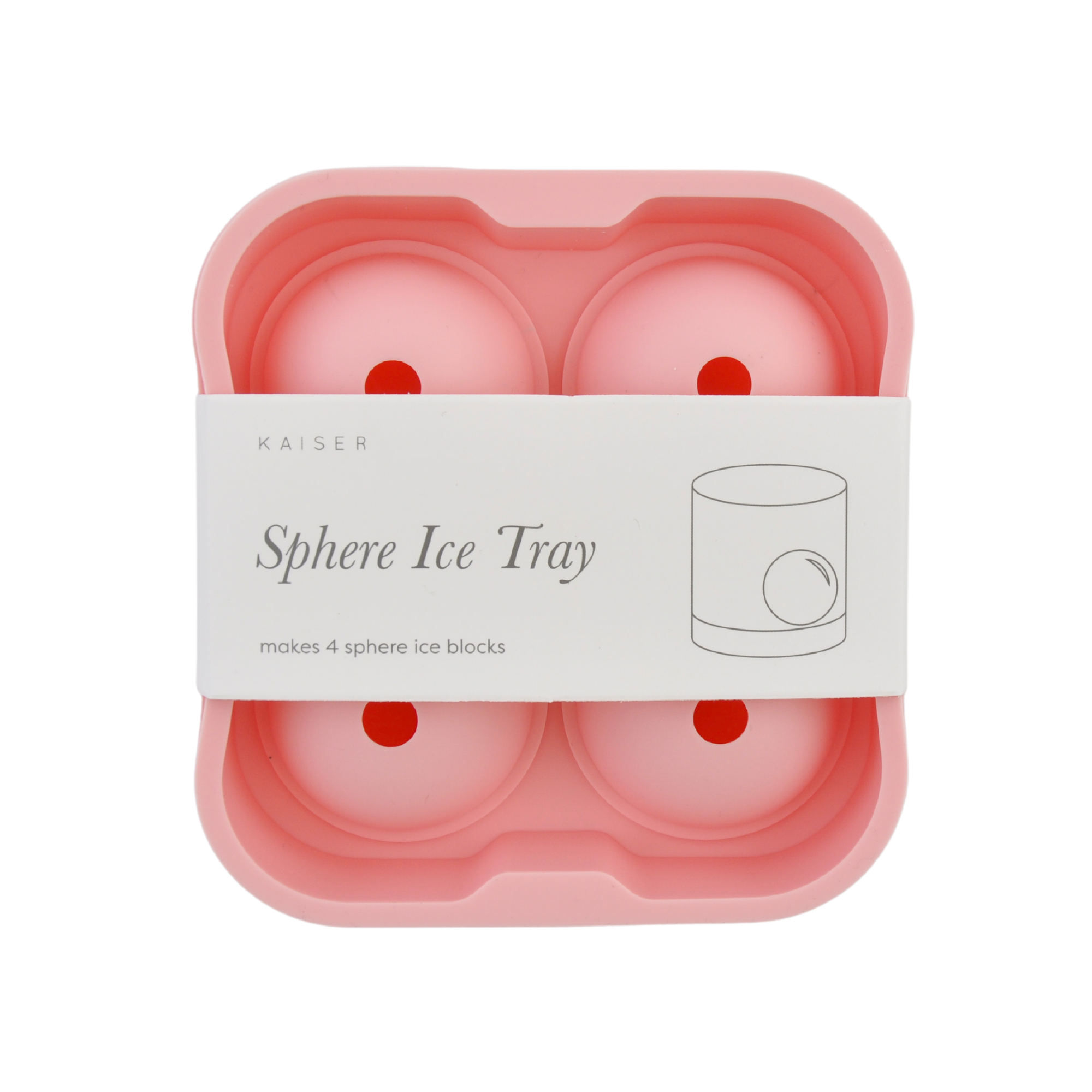 Sphere Ice Tray - Pink